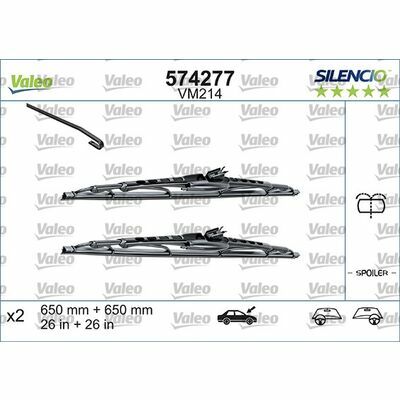 Valeo SILENCIO CONVENTIONAL SET