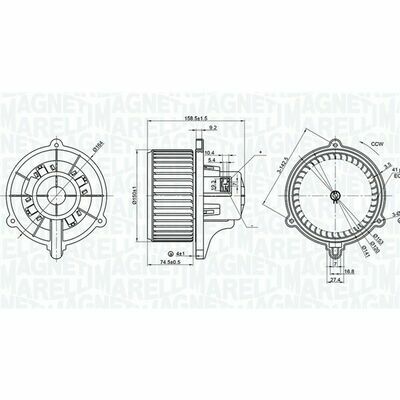 Magneti Marelli 000723116548 | Scheibenwischer | GRIP500