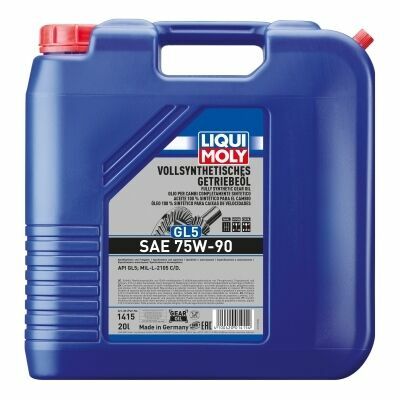 Liqui Moly Vollsynthetisches Getriebeöl (GL5) SAE 75W-90