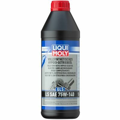 Liqui Moly Vollsynthetisches Hypoid-Getriebeöl (GL5) LS SAE 75W-140