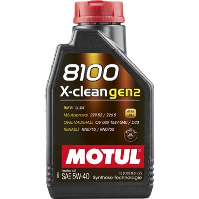 Motul 8100 X-CLEAN GEN2 5W-40