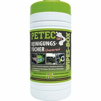 Petec REINIGUNGSTÜCHER, WIPES - BOX