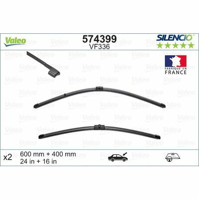Valeo SILENCIO FLAT BLADE SET