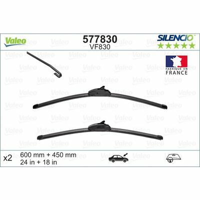 Valeo SILENCIO FLAT BLADE SET