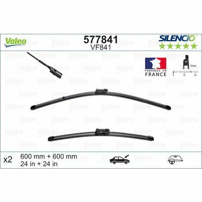 Valeo SILENCIO FLAT BLADE SET