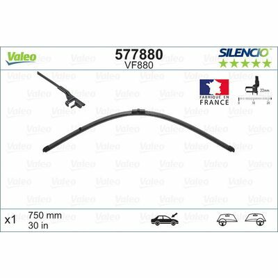 Valeo SILENCIO FLAT BLADE SINGLE