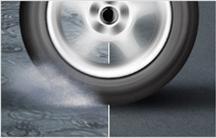 Reliable handling and braking on both dry and wet roads