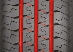 Safe braking on wet roads.