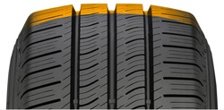 New tread geometry and new all-season compound